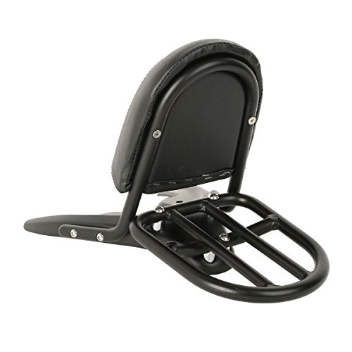 SLMOTO Sissy Bar Backrest Luggage Rack & Baseplate Fit for Harley V-Rod VRSCA 2002-2006 New - color: for Harley V-Rod