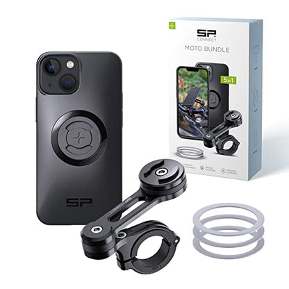 SP CONNECT Moto Bundle II | SPC+ | Compatible with iPhone 13 mini/12 mini | Motorcycle Phone Mount | Holder for Harley Davidson & More | Phone Mount for Motorcycle Handlebars | Cell Phone Holder - style: für iPhone 13 mini/12 mini