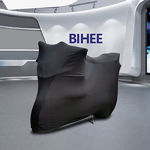 Indoor Motorcycle Cover Soft Stretch Dustproof Cover Compatible with All Motor, 96 inches - size: 2XL-96"