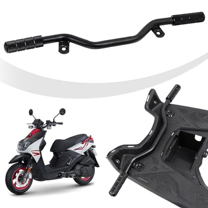 Mokuo Motorcycle Highway Extend Footrest Bar in Heavy Iron Material Come with Foot Peg,Compatible with YAMAHA Zuma 2015-2021,Black Color - size: 2015-2021 BW's