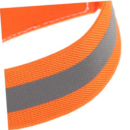 Kisangel 4pcs High Visibility Reflective Bands Adjustable Elastic Leg and Arm Straps for Night Cycling Mountain Biking and Outdoor Sports Safety Enhanced Body Visibility Gear