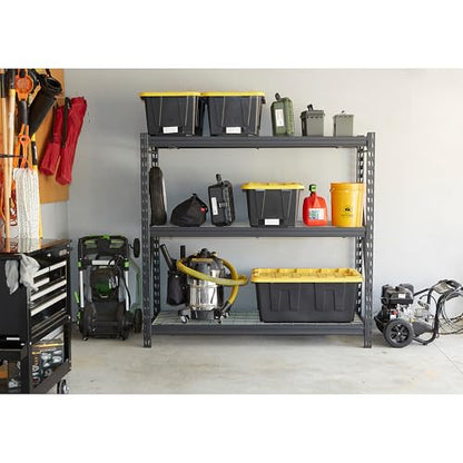 Ironton Industrial Shelving Rack, 3 Storage Shelves Steel Construction 3-Tier Rack with 2000-Lb Load Capacity Per Shelf, Garage Storage Rack - size: 3 Tier