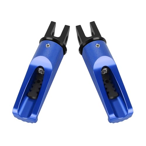 Motorcycle Footpegs Front Passenger Foot Pegs Replacement for Honda CB125R CB300R CB1000R CB650F CBF600 CBF100 CBR600F CBR250R CB650R CBR600 CBR100 CBR900 Foot Rests Pedal(blue) - color: blue