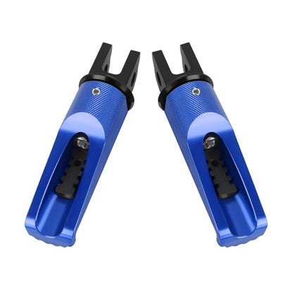 Motorcycle Footpegs Front Passenger Foot Pegs Replacement for Honda CB125R CB300R CB1000R CB650F CBF600 CBF100 CBR600F CBR250R CB650R CBR600 CBR100 CBR900 Foot Rests Pedal(blue) - color: blue