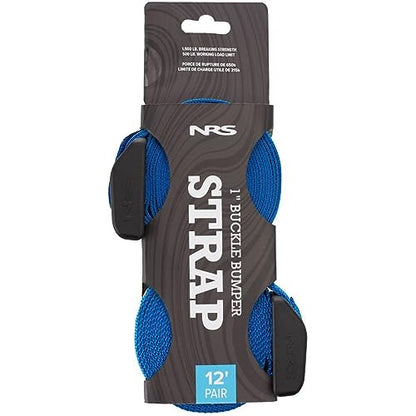NRS 12' Buckle Bumper Strap Pair Iconic Blue - color: Iconic Blue, size: 12'