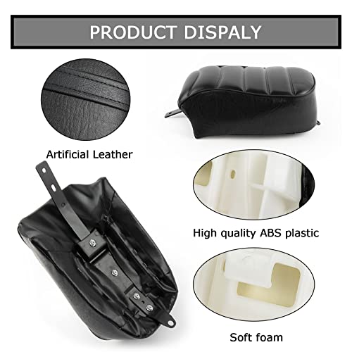 PSLER Motorcycle Rear Passenger pillion Seat Pad for Sportster Iron 883 XL883N 2016 2017 2018 2019 2020 2021 2022 Accessories