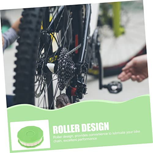 Abaodam 2PCS Bike Chain Roller Oiler Tool Adjustable Lubrication System for Mountain and Road Bikes Sturdy Oil Roller for Chain Maintenance and Repair