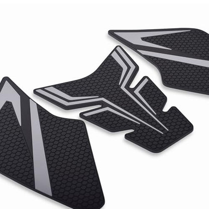 Motorcycle Tank Grip Protector Pads, Anti-Slip Honeycomb Design, Compatible with Suitable for Suzuki GSX-8S 2023- GSX-8R 2024- (gray) - color: gray