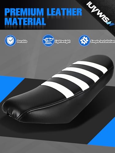 Dirt Bike Seat Cover for Talaria Sting MX3/R MX4 MX5/PRO Electric Bike White,High Elastic Leather - color: white