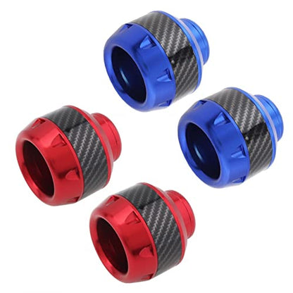Windance Front Rear Fork Frame Sliders Wheel Crash Protector Falling Protection Universal for Motorcycles Motorbikes Moped Scooters (Blue)