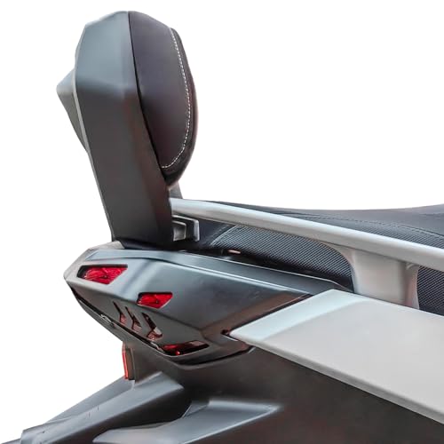 Motorcycle Detachable Low Backrest Quick Release Sissy Bar Compatible with XMAX300 X-MAX XMAX 125 300 2023 2024 Rear Passenger Seat Back Rest Pad
