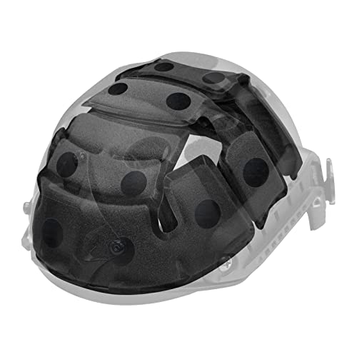 Tactical Helmet Pads - Universal Replacement Internal Memory Foam Pad Inserts for ACH, MICH, EXF Helmets - color: 2nd-Black