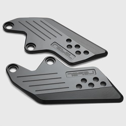WOOGA Motorcycle Front Footpeg Protection Cover Foot Peg Footrest Set Hold Plate Guard Protector fit for Ho&n&da Rebel CMX1100 /DCT Accessories 2021-2025