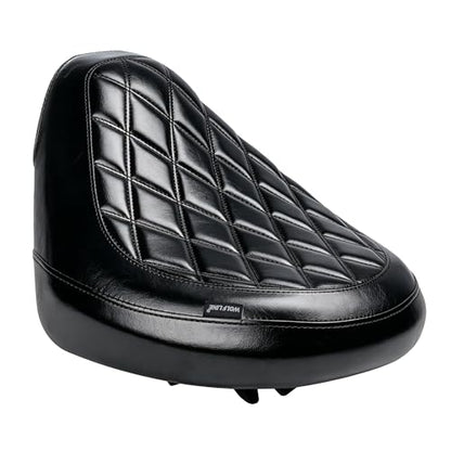 Motorcycle Rider Comfort Seat Fit for CMX1100 Rebel 1100 2021 2022 2023 2024 2025 2026, Leather Front Driver Saddle Solo Cushion Pad, Black Stitching - color: Front - Black-A