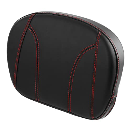 TCMT Detachable Sissy Bar Backrest Pad Fits For Harley 1997-2023 Touring Road King 2018-2023 Softail Slim FLSL Low Rider FXLR - color: Style K