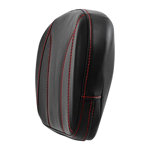 TCMT Detachable Sissy Bar Backrest Pad Fits For Harley 1997-2023 Touring Road King 2018-2023 Softail Slim FLSL Low Rider FXLR - color: Style K