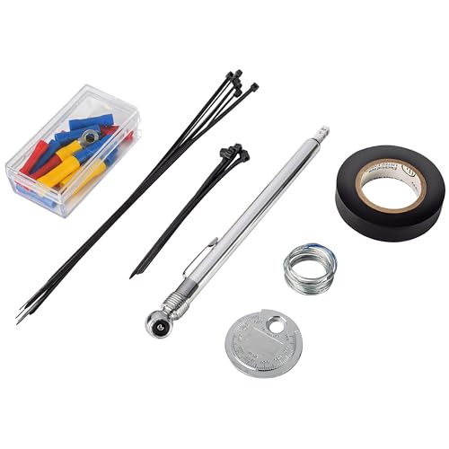 Powerbuilt 100 Piece Motorcycle Tool Kit with Roll Pouch, Roadside, Travel Wrenches, Ratchet, Sockets - 643028ECE