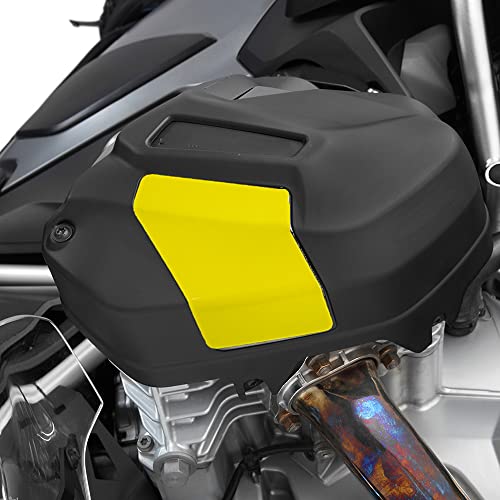 for BMW R1250GS Adv 40 Years GS LC R1250R Motorcycle Cylinder Head Guard R1250RS R1250C R1250RT R1250 R/RS/RT/C Engine Protector (Yellow Plate) - color: Yellow Plate