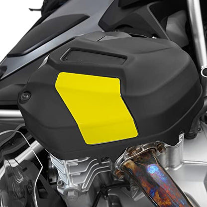 for BMW R1250GS Adv 40 Years GS LC R1250R Motorcycle Cylinder Head Guard R1250RS R1250C R1250RT R1250 R/RS/RT/C Engine Protector (Yellow Plate) - color: Yellow Plate