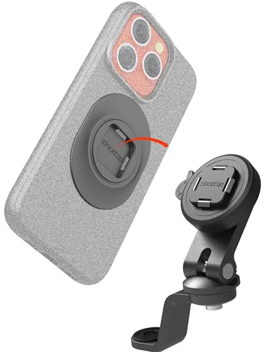 sincetop Motorcycle Rearview Mirror Phone Mount - Series Q [ Quad ] - Motorbike Phone Holder,Quick Release Aluminum Moto ATV Scooter Cell Phone Stand - size: SE - Standard, style: [SE] Rearview Mirror Mount - Series Q