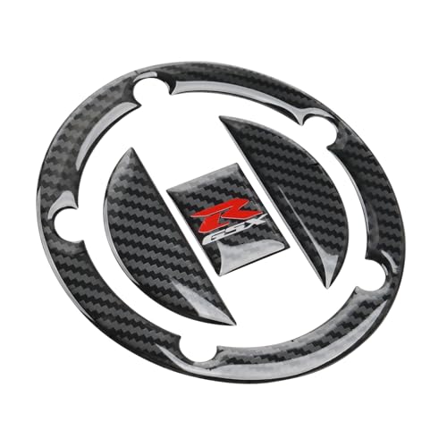 Motorcycle Tank Pad Fit for Suzuki GSXR600 GSXR750 GSXR1000 Anti Slip Carbon Fiber Pattern Fuel Tank Sticker Motorcycle Gas Tank Pad Protector (11BK) - size: 11BK