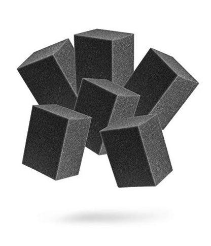 Adam's Polishes Block Applicator (6 Pack) Trim Dressing & Tire Shine Applicator Pad for Car Detailing | Reusable & Customizable Durafoam | for Use After Car Wash Wheel Cleaner - size: 6 Pack