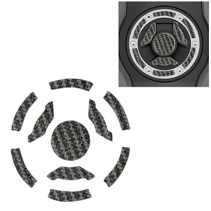 Motorcycle Carbon Tank Pad Protector Sticker Fuel Gas Oil Cap Decal, Anti-Scratch Oil Gas Tank Pad (Street Triple 765 RS 2023) - color: Street Triple 765 Rs 2023