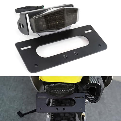 Xitomer Tail Tidy Fit for 2024 2023 DRZ400 DRZ400S SM 2005-2019 2020 2022 2023 2024 / DRZ400E 2008-2024 Fender Eliminator, with Tail light/License Plate Light (Smoke Tail Light) - color: Smoke