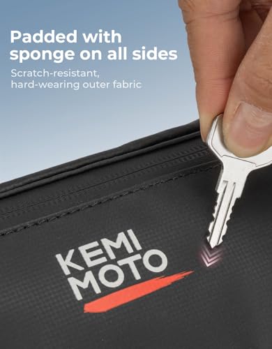KEMIMOTO Dirt Bike Handlebar Bag- Waterproof Motorcycle Handlebar Storage Pouch, Compatible with Sur-Ron Light Bee X, S X160, X260, Talaria Sting ridstar q20 Soleil01 IN10 Ebike Green - color: Green