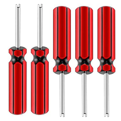 5 Pcs Valve Core Removal Tool Car Tire Valve Stem Tool Motorcycle Truck Bike Screwdriver Tire Repair Install Tool for All Standard Valve Cores