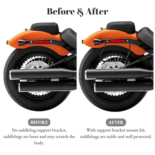 Saddlebag Support Bracket Mount Kit for Harley Softail Standard 2020-2025 / Slim 2018-2021 / Street Bob 2018-2025 - color: Softail 2018-2025