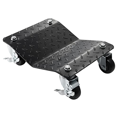 VEVOR Wheel Dolly, 3000 lbs Car Moving Dolly, Wheel Dolly Car Tire Stake Set of 2 Piece, Heavy-Duty Car Tire Dolly Cart Moving Cars, Trucks, Trailers, Motorcycles, and Boats - size: 2 Pack, style: 3000 LBS，2 Pack