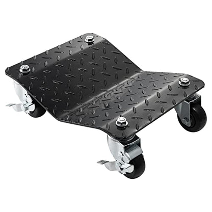 VEVOR Wheel Dolly, 3000 lbs Car Moving Dolly, Wheel Dolly Car Tire Stake Set of 2 Piece, Heavy-Duty Car Tire Dolly Cart Moving Cars, Trucks, Trailers, Motorcycles, and Boats - size: 2 Pack, style: 3000 LBS，2 Pack