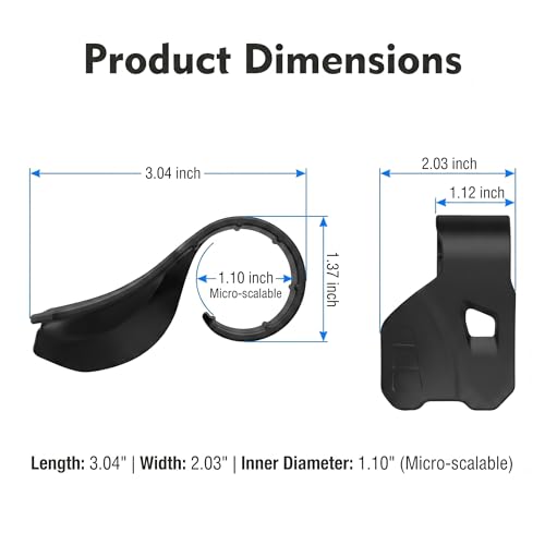 Motorcycle Cruise Control Throttle Holder, Throttle Assist Wrist Grip with Anti-Slip Inner Ring, Accelerator Control Hand Rest, Universal for Street Bike Sport Off Road Scooter ATV (Black)