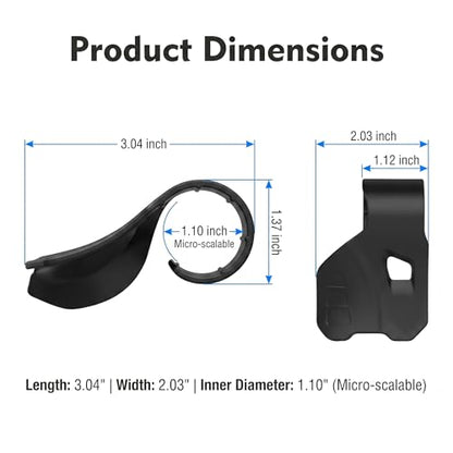 Motorcycle Cruise Control Throttle Holder, Throttle Assist Wrist Grip with Anti-Slip Inner Ring, Accelerator Control Hand Rest, Universal for Street Bike Sport Off Road Scooter ATV (Black)