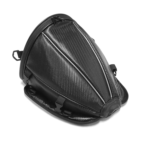 MZS Motorcycle Tail Bag, 10L Dual Use Motorbike Rear Seat Bag, Universal Waterproof Outdoor Sport Saddle Bag Storage Carry Tool Bag With Shoulder Strap - size: 10L