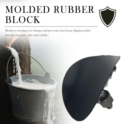 1.6" Motorcycle Rim Lock,Motorcycle Wheel Lock for Rim with Molded Rubber Block Avoids Damage to Inner Tubes,Professional Rims Dirt Bike Locks Motorcycles Accessories