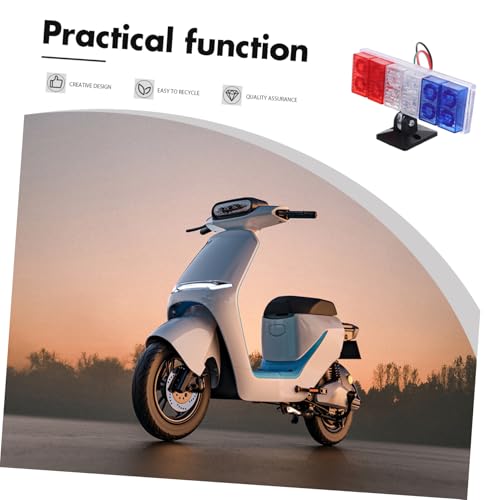 ABOOFAN LED Strobe Light for Motorcycle Car Emergency Warning Tail Lamp Dual Flash Compatibility for Motorcycles Vehicles Easy Installation Durable Reliable