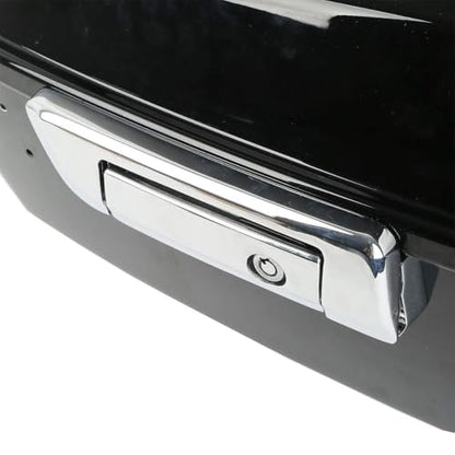 TCMT ABS King Motorcycle Tour Trunk Backrest Fit For Harley 2014-2025 Touring CVO Road King Road Glide Street Glide Electra Glide Ultra Limited Pack - color: Style A