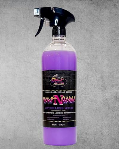 Wet N Wild WNW-32 Waterless Car Wash Detailer Spray for Car Detailing Safe for Cars, Trucks, Motorcycles, Boats, RVs & More, 32 fl oz