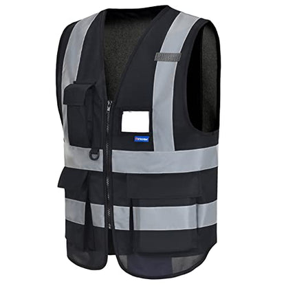 XSmall Womens black safety vest xs - color: Black, size: X-Small