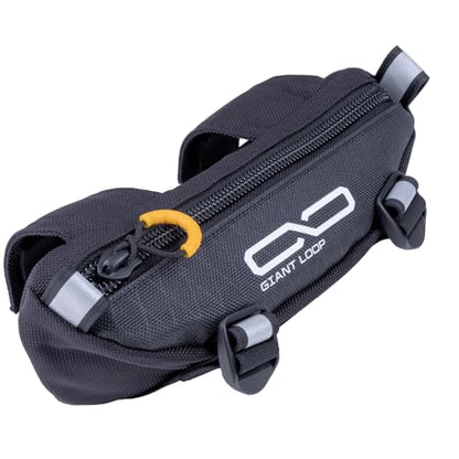 Giant Loop Zigzag Handlebar Bag, 1.5 Liter Black Windshield Pouch, Fits Any Motorbike, Dirt Bike & Snow Bike - color: Black 2025