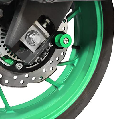 Worldmotop 2PCS 6MM M6 X1.25 Motorcycle Swing arm Spools Swingarm Spools Sliders Stand Screw Replacement for Kawasaki BMW Honda Suzuku Ducati (6MM-Purple) - size: 6MM-Purple