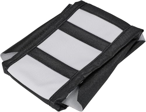Electric Dirt Bike Seat Cover for Yozma In 10 E-Bike Non-Slip Soft Cushion Black - color: black background white stripes