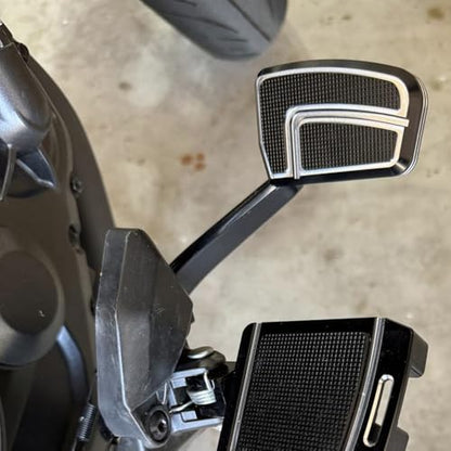 Motorcycle Rear Brake Lever Pedal Extender Compatible with H.onda Rebel 1100 2025 2024 2023 2022 2021 | Foot Peg Enlarge Extension CMX1100 Rebel1100 Accessories (Black)