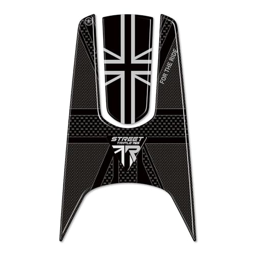 labelbike - 3D Sticker Motorcycle Tank Pad Protection and Decoration in Resin Compatible with Triumph Street Triple 765 R 2023-2024 - size: Street Triple 765 ''R''