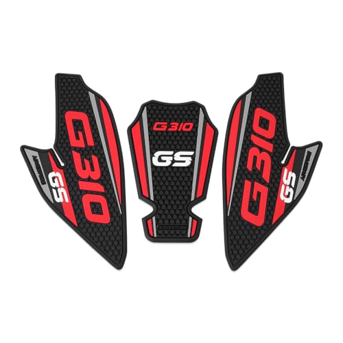 for G310GS g310gs 2024 2023 2022 2021-2017 Accessories Fuel Tank pad Fuel Tank Knee pad Motorcycle Fuel Tank Traction pad Fuel Tank Sticker Tank Grip (Red)