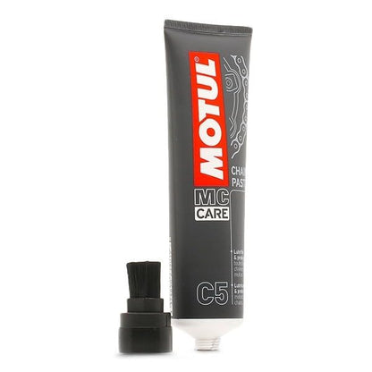Motul C5 Chain Paste – Motorcycle Chain Lube with Brush Applicator for O-Ring, X-Ring & Z-Ring Chains, Long-Lasting Protection – 150ml