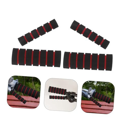 Non-Slip Motorcycle Handlebar Grips Cover Set Universal Fit for Motorbike and Bicycle Soft Foam Protective Sleeves for Enhanced Control and Comfort