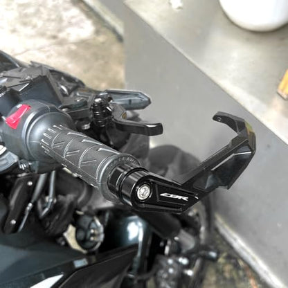 CNC Motorcycle Handguards Compatible with CBR 600RR 1000RR 929RR 900RR 1100X CBR600RR CBR1000RR CBR250RR Brake Clutch Lever Guards Protector Accessories (Grey) - color: Gray